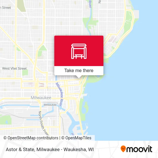 Astor & State map