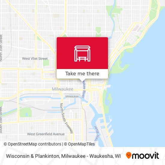 Wisconsin & Plankinton map