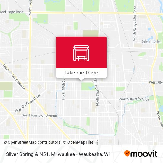 Silver Spring & N51 map