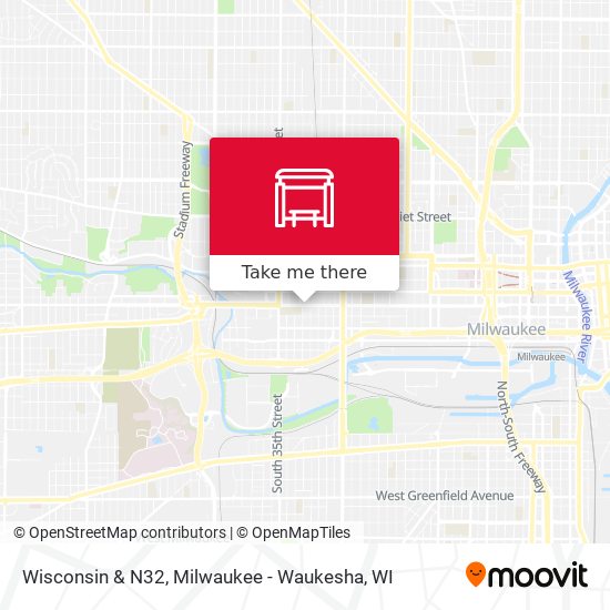 Mapa de Wisconsin & N32