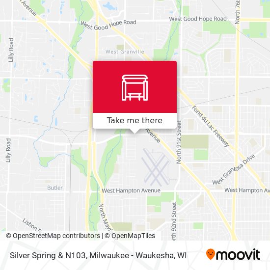 Mapa de Silver Spring & N103