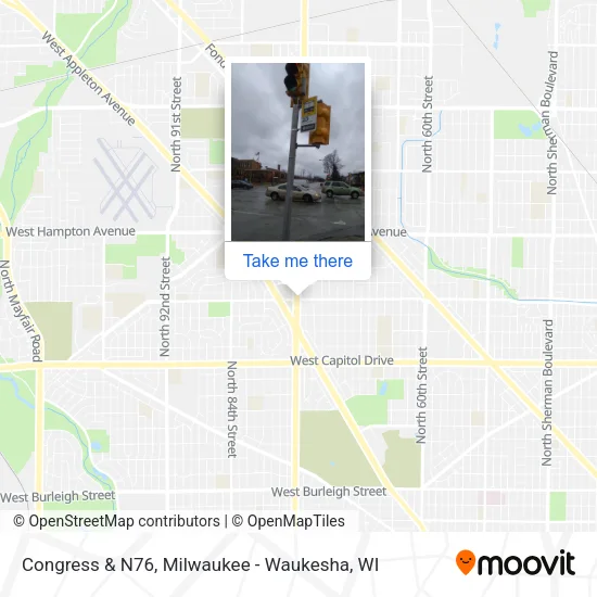 Mapa de Congress & N76