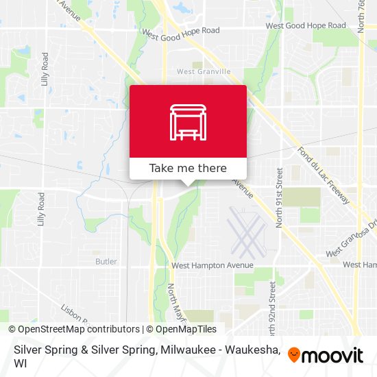 Silver Spring & Silver Spring map