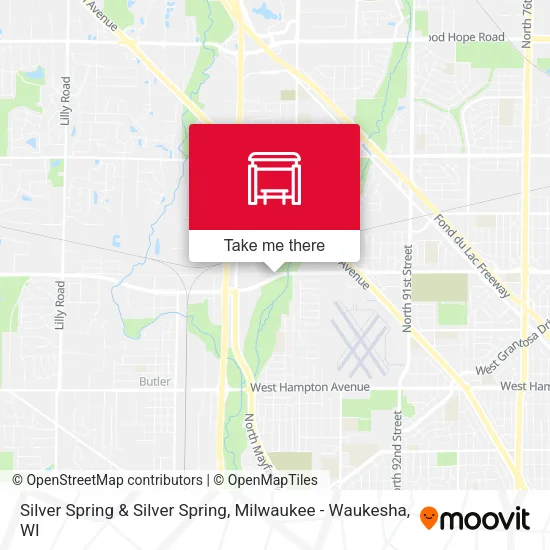Silver Spring & Silver Spring map