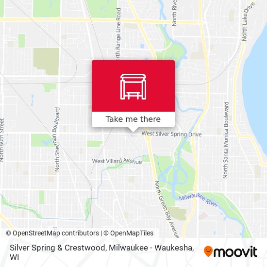 Mapa de Silver Spring & Crestwood