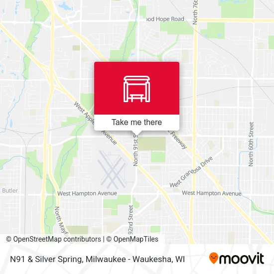 Mapa de N91 & Silver Spring