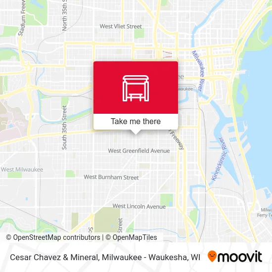 Cesar Chavez & Mineral map