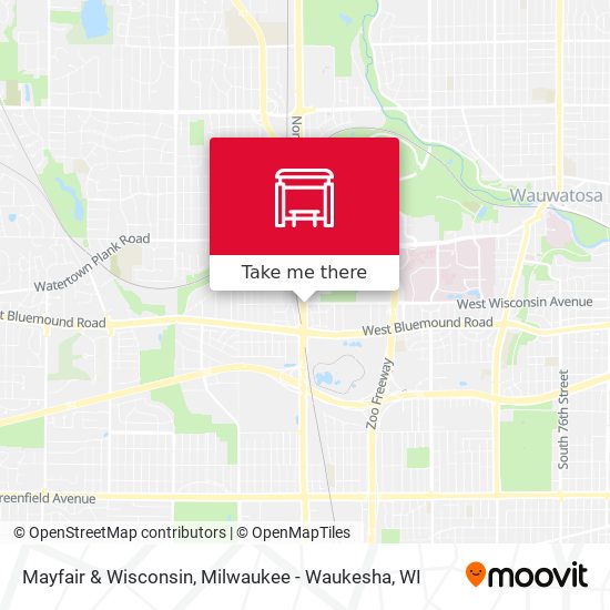 Mapa de Mayfair & Wisconsin
