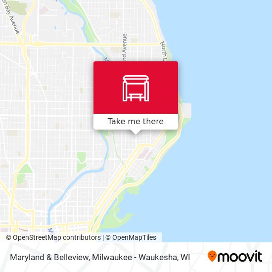 Mapa de Maryland & Belleview