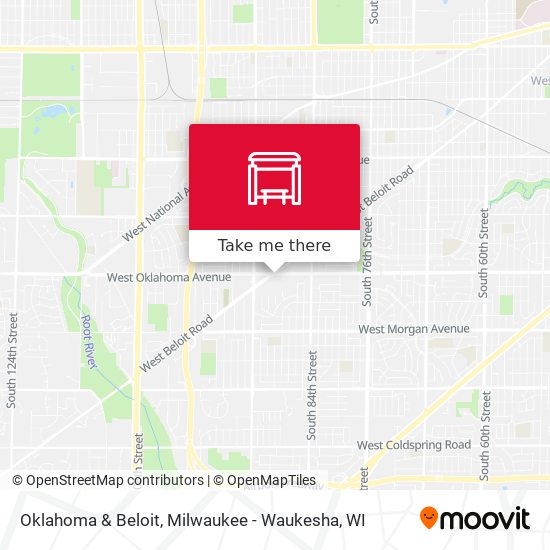 Oklahoma & Beloit map