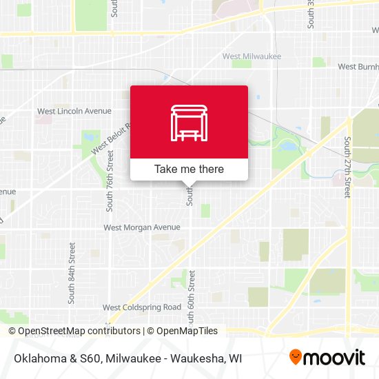 Oklahoma & S60 map