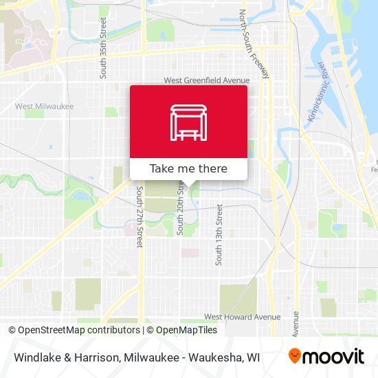 Windlake & Harrison map