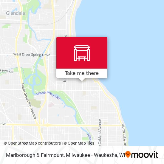 Marlborough & Fairmount map