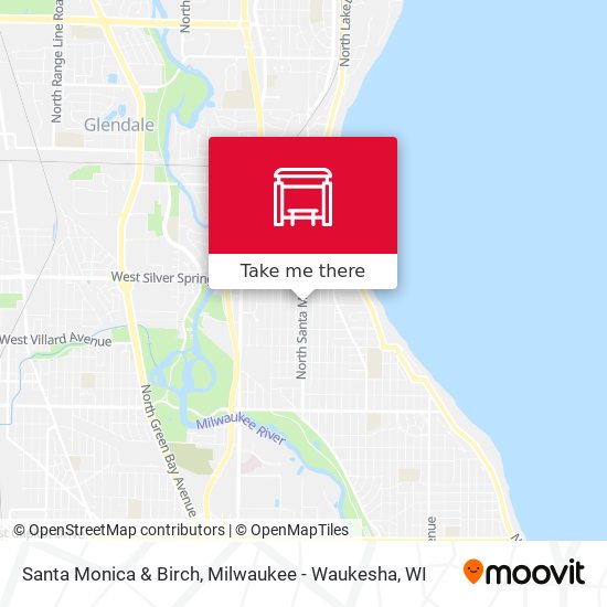 Santa Monica & Birch map
