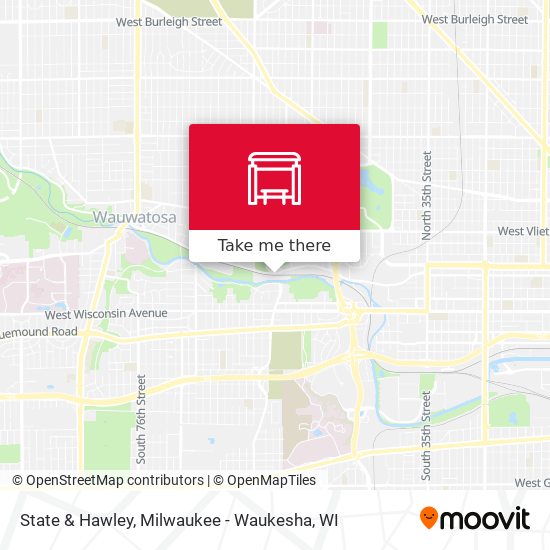 State & Hawley map