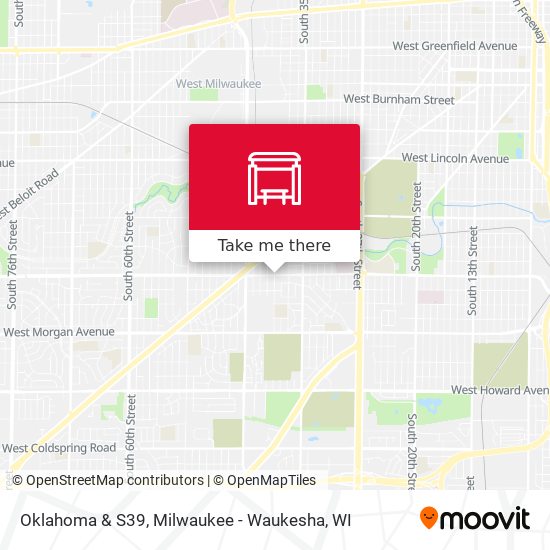 Mapa de Oklahoma & S39