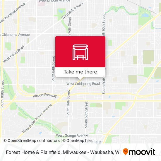 Mapa de Forest Home & Plainfield