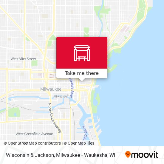 Mapa de Wisconsin & Jackson