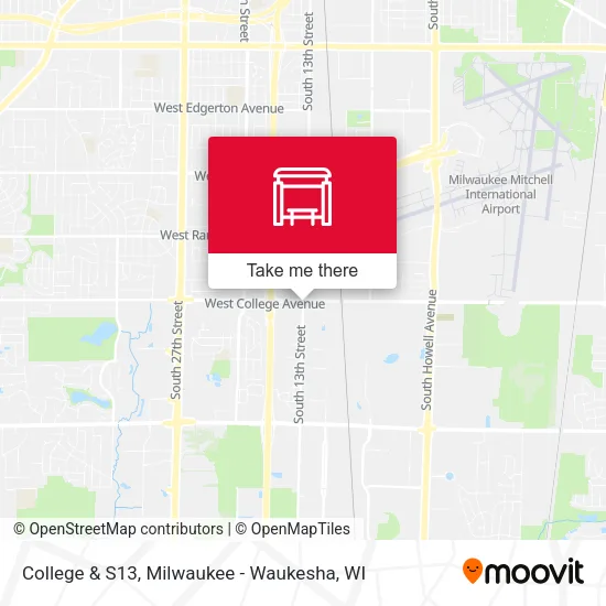 College & S13 map