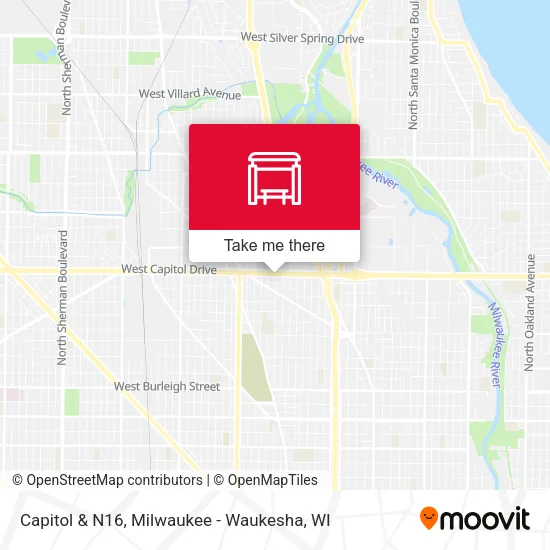 Mapa de Capitol & N16