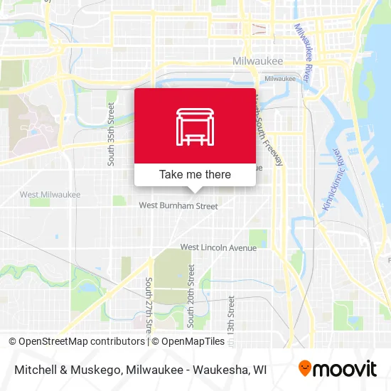 Mapa de Mitchell & Muskego
