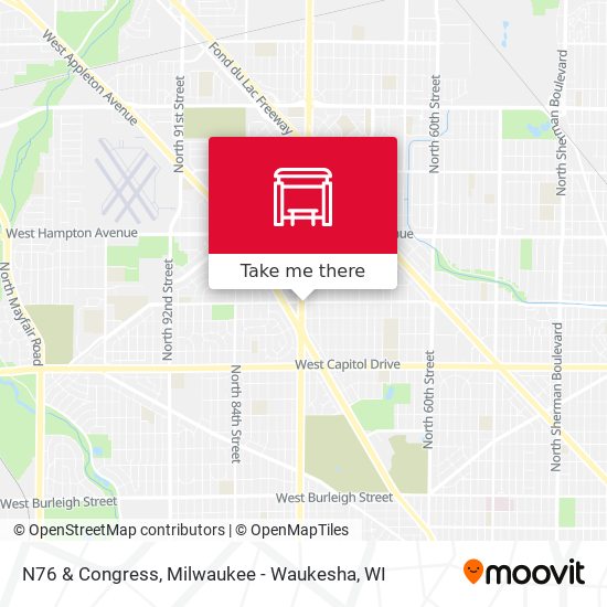 Mapa de N76 & Congress