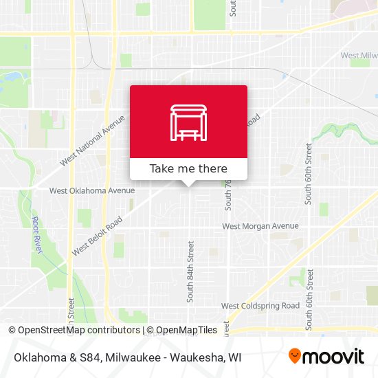 Mapa de Oklahoma & S84