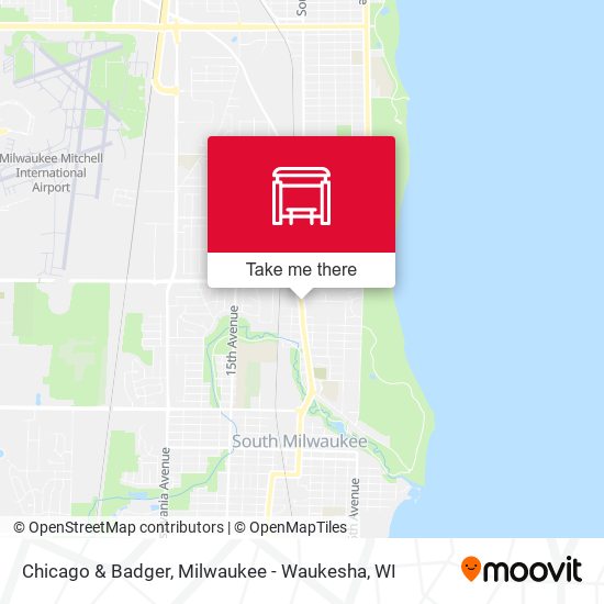 Chicago & Badger map