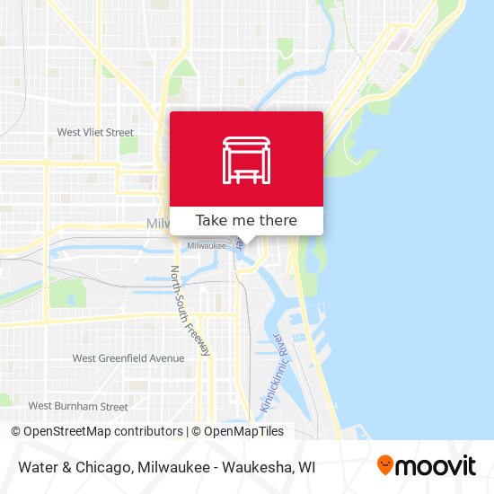 Mapa de Water & Chicago