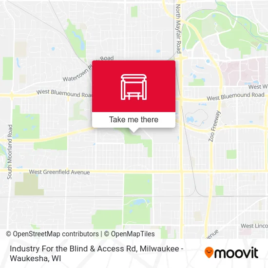 Industry For the Blind & Access Rd map