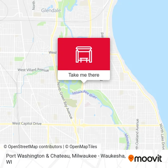 Port Washington & Chateau map