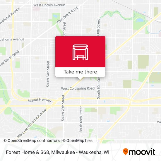 Forest Home & S68 map