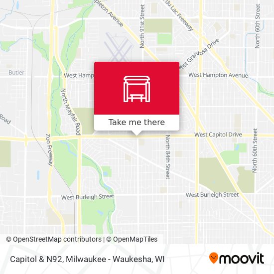 Capitol & N92 map