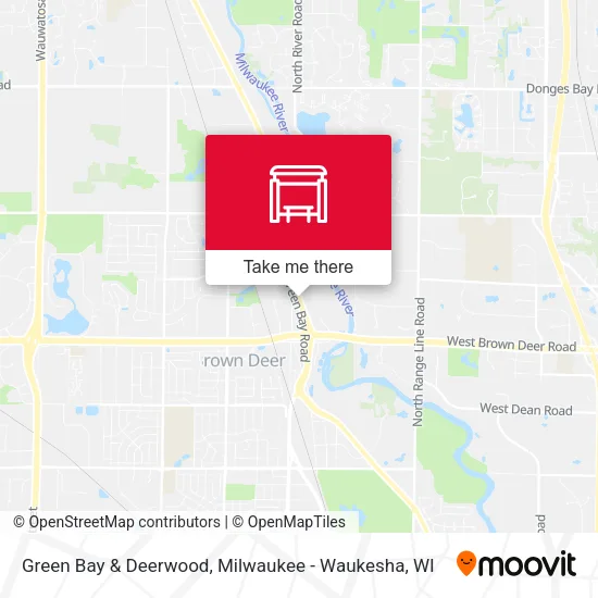 Green Bay & Deerwood map