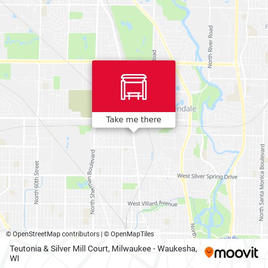 Teutonia & Silver Mill Court map