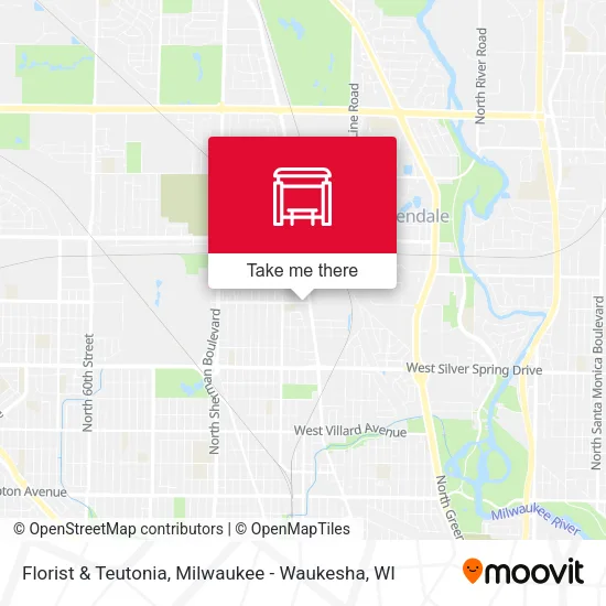 Florist & Teutonia map