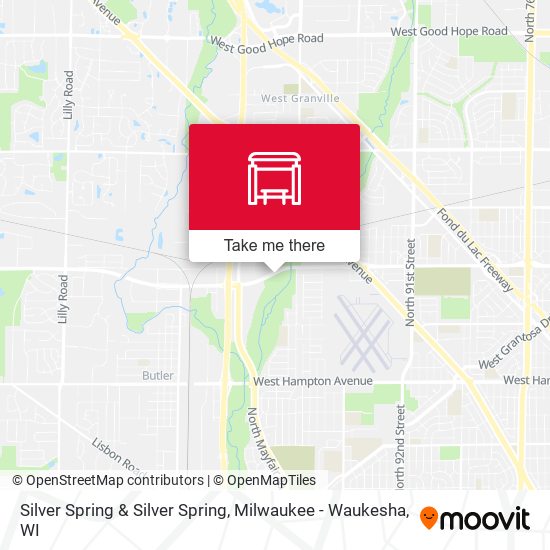 Silver Spring & Silver Spring map