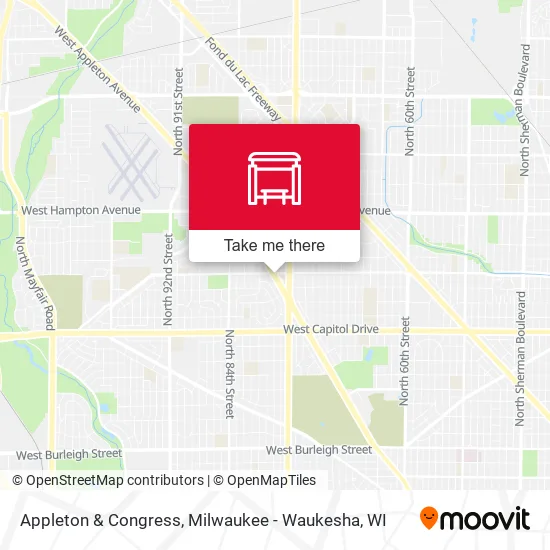 Mapa de Appleton & Congress