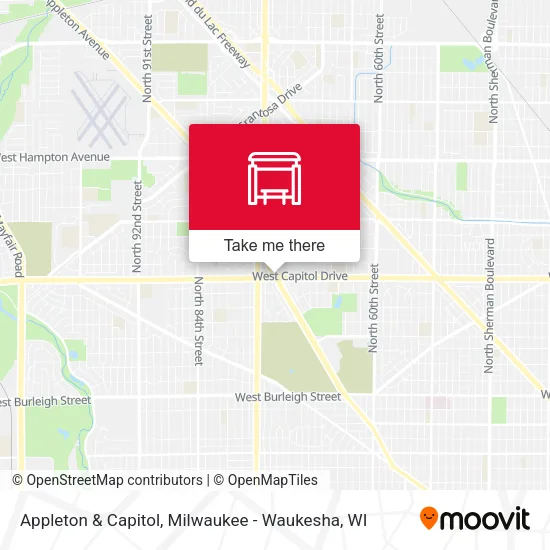 Mapa de Appleton & Capitol