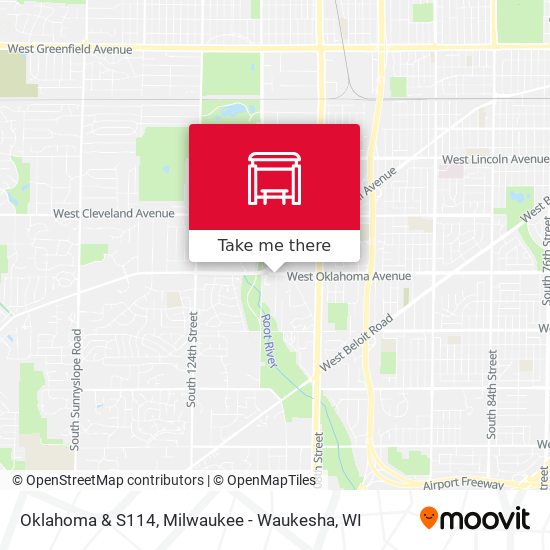 Oklahoma & S114 map