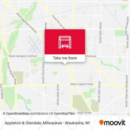 Mapa de Appleton & Glendale