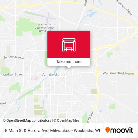 E Main St & Aurora Ave map