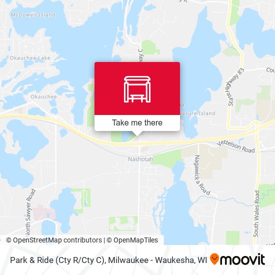 Park & Ride (Cty R/Cty C) map