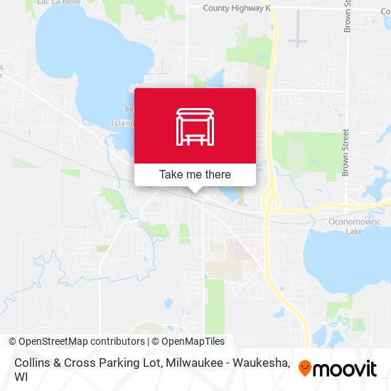 Mapa de Collins & Cross Parking Lot