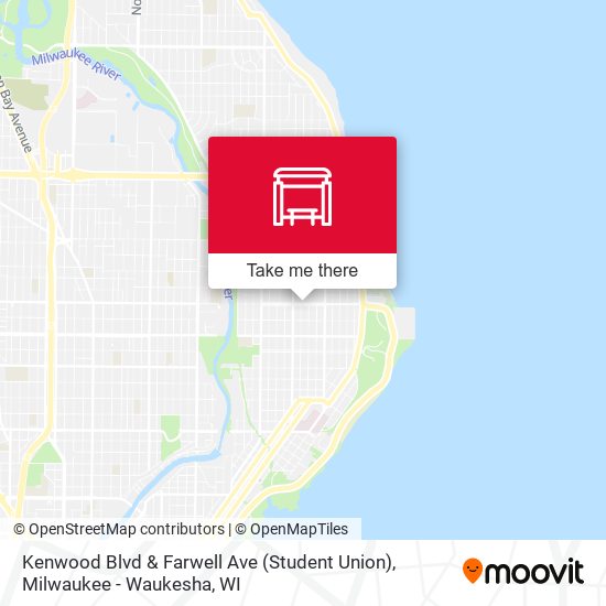 Kenwood Blvd & Farwell Ave (Student Union) map