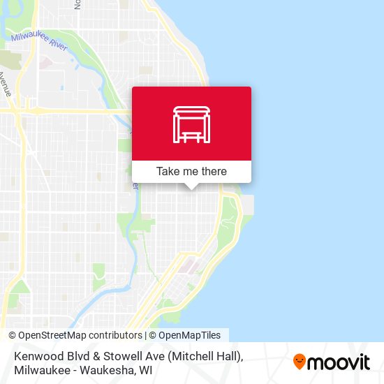 Kenwood Blvd & Stowell Ave (Mitchell Hall) map