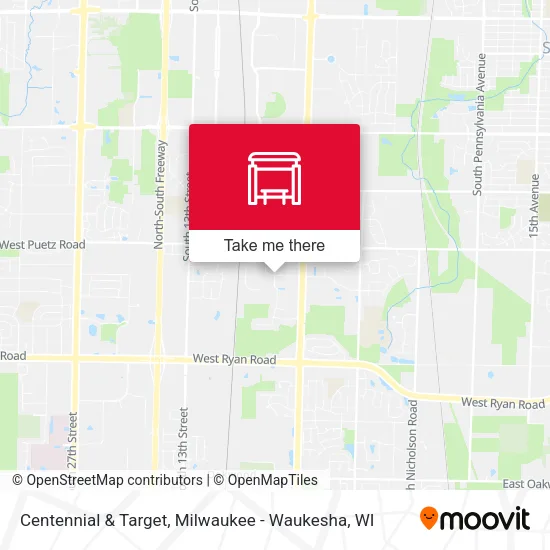 Mapa de Centennial & Target