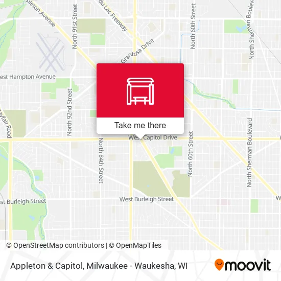 Mapa de Appleton & Capitol