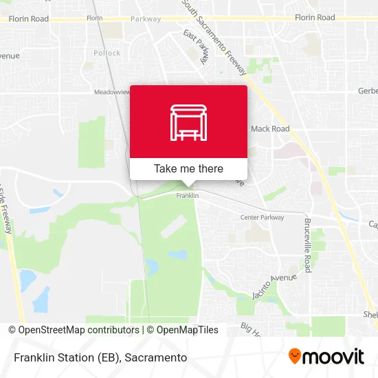 Mapa de Franklin Station (EB)