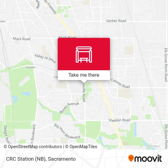Mapa de CRC Station (NB)